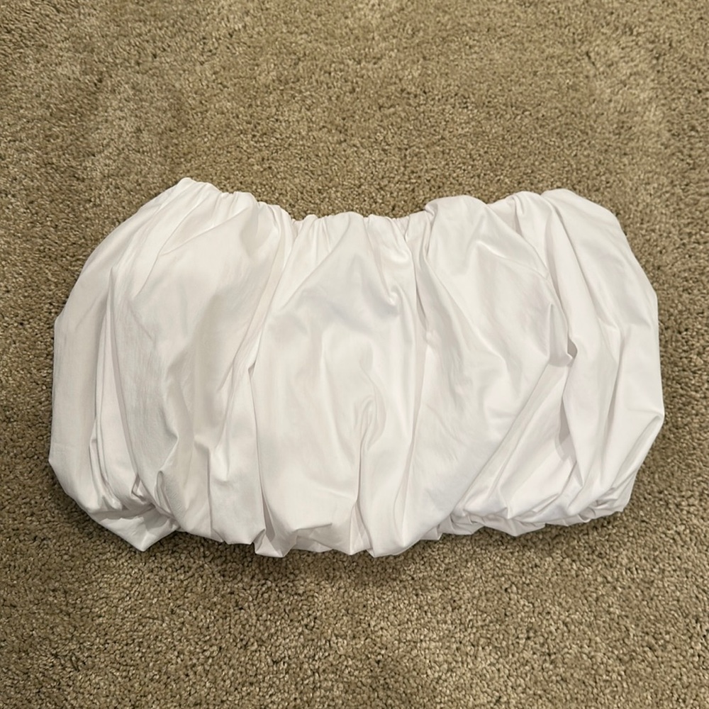 Zara Cropped bubble top